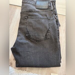 ALLSAINTS men’s black denim jeans.  Worn once.
